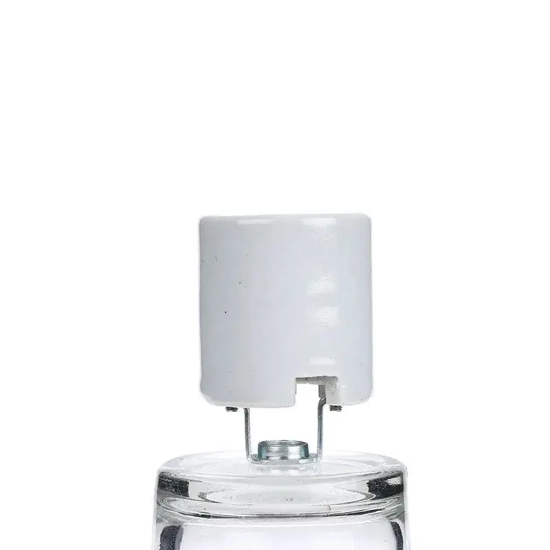 1PCS High Temperature Self-Locking E27 Ceramic Lamp Holder External Tooth Light Head Convert Socket Wiring Ceiling Base