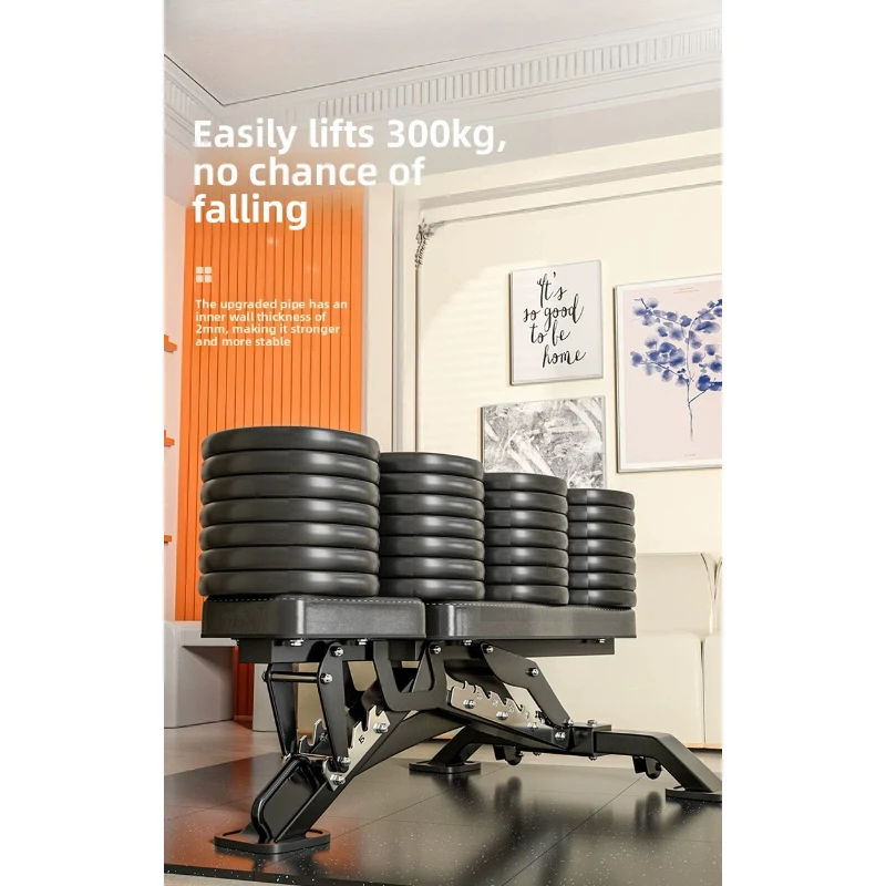 Folding bench press bird stool sit-up adjustable private training chair