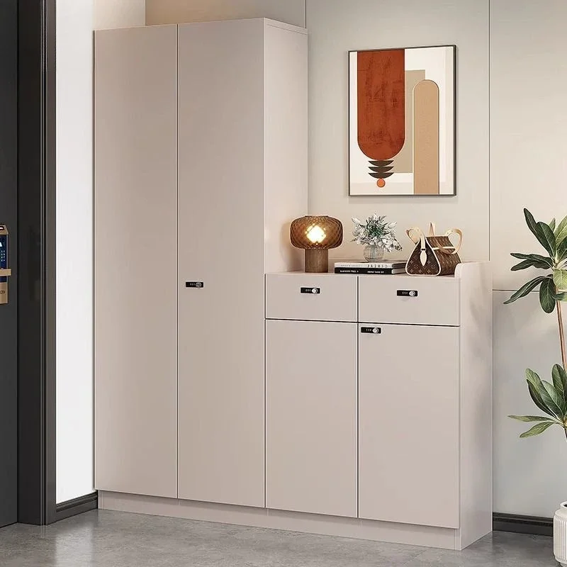 Shoe Storage Cabinet Wood Entryway Storage Store Organizer Display Rack Shelves Retail Display Rack Shelves for Retail Store