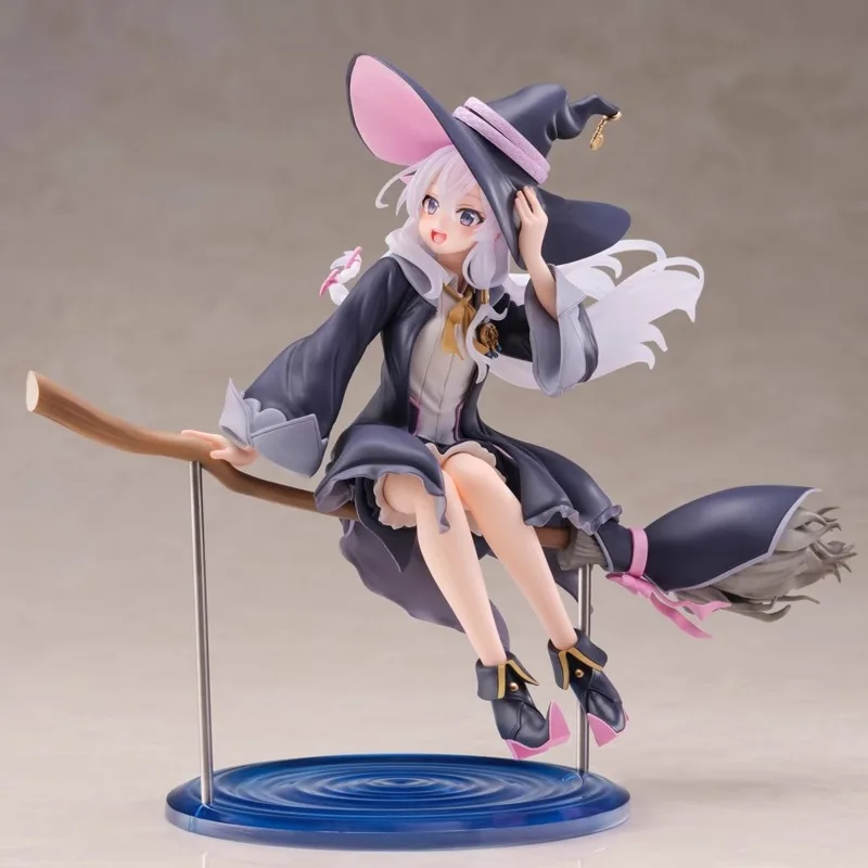 

Witch Journey Irena Figure Flying Witch Clothing Sitting Broom Beautiful Girl Figure Animation Scene Model Ornament