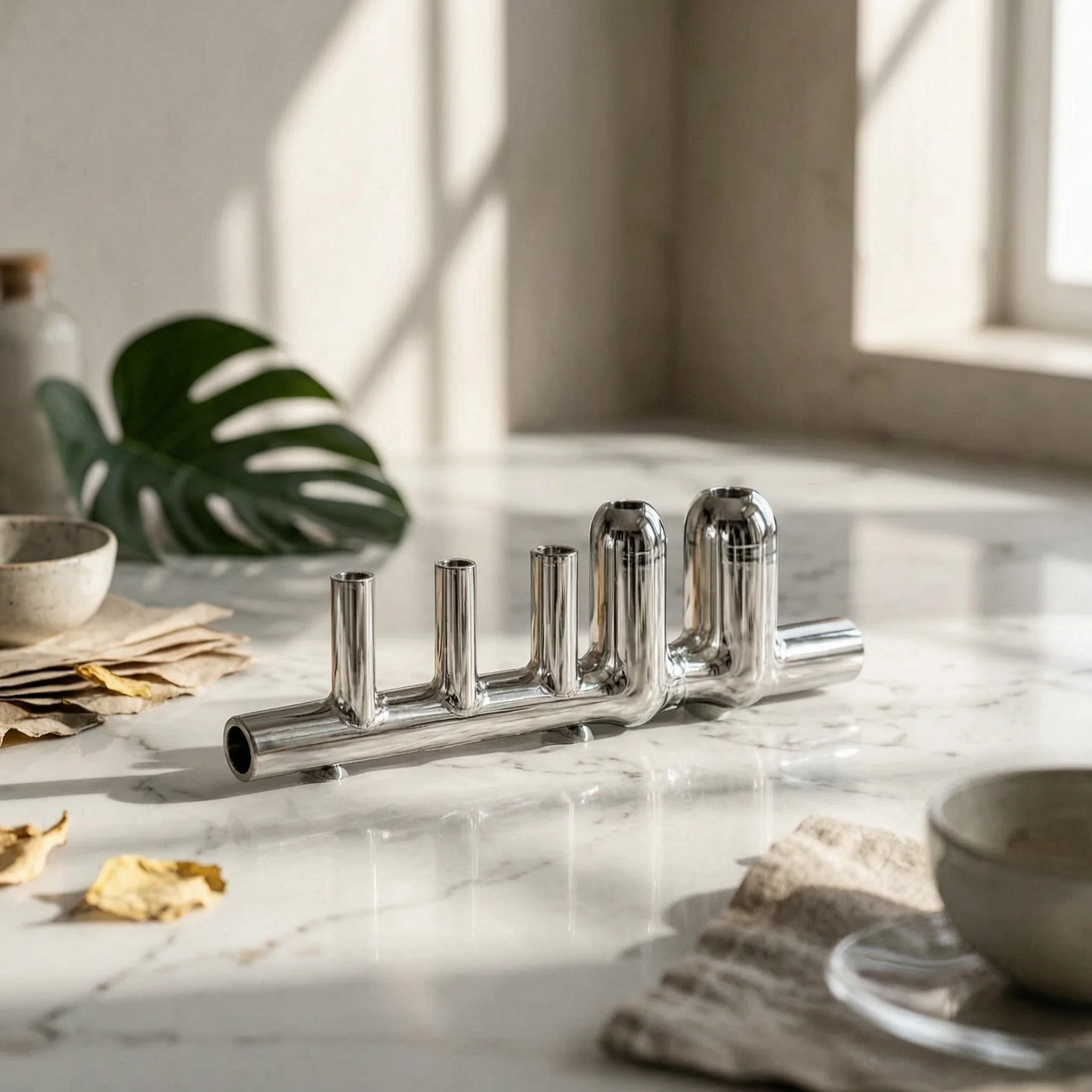 

Stainless Steel Dessert Stand Silver Finish Cake Display Rack Buffet Serving Stand Polished Edges Tableware Multi-Functional