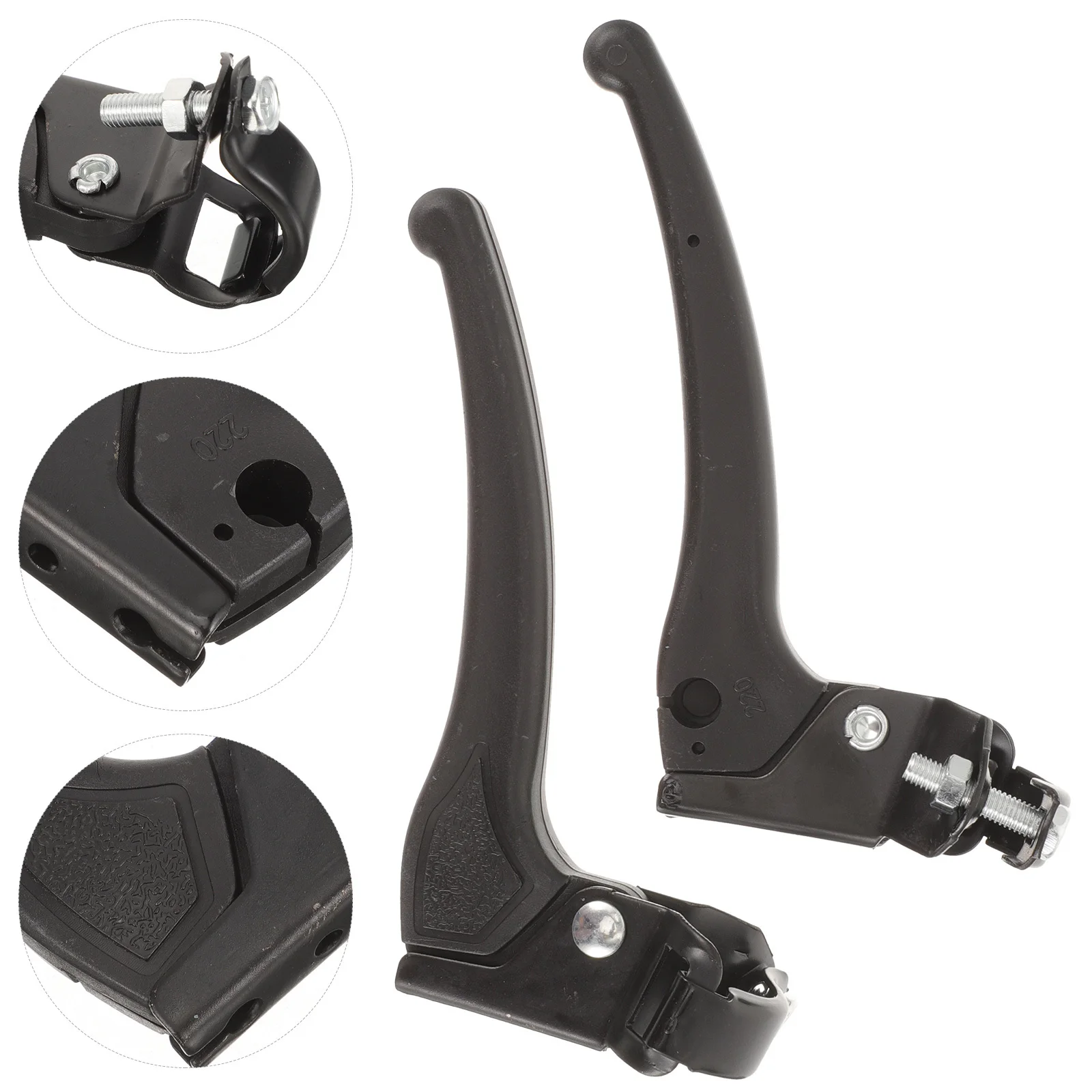 

2Pcs Brake Lever for Wheelchair Sturdy Plastic Replacement Handles Improved Control Smooth Surface Ideal Wheelchair Braking