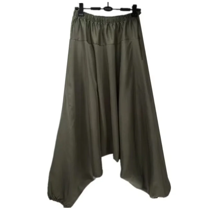 14 colors Plus size men\'s loose casual cotton cross pants, M-5XL Aladdin Lantern Wide Leg Trousers hip hop dancing Harem Pants