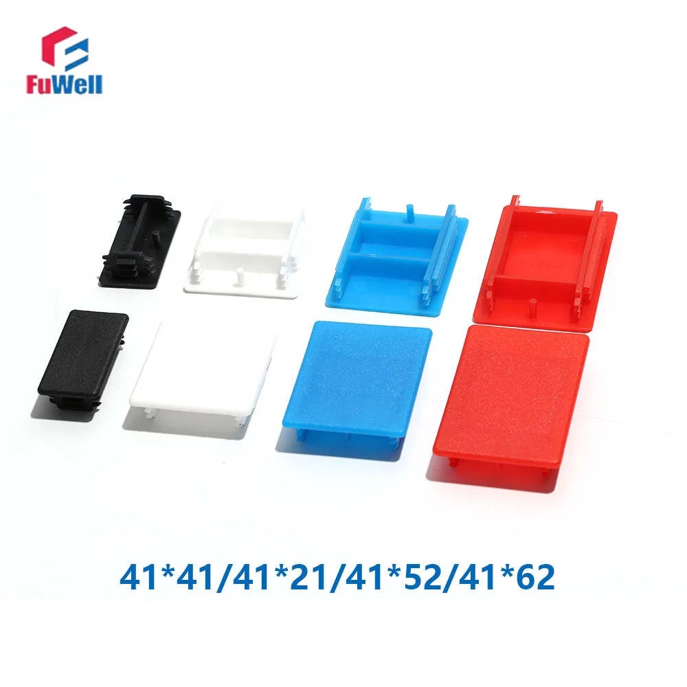 

FuWell C-Shaped Steel Plug with Balck/White/Red/Blue End Covers And White Plug Cap Photovoltaic Bracket Accessory with Plastic