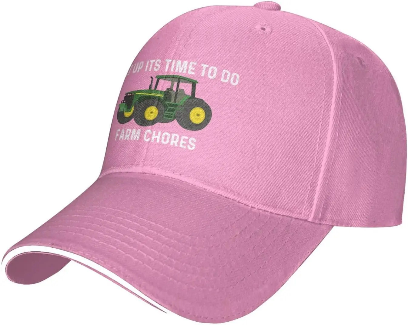 Get Up Its Time to Do Farm Chores Cap for Men Baseball Cap Fashionable Caps