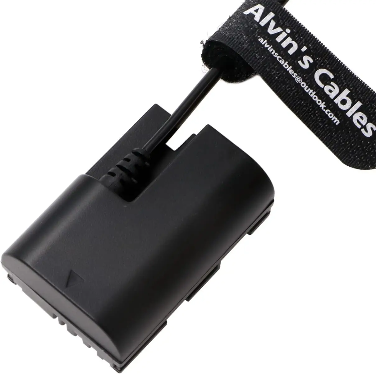 Alvin's Cables 12V D-Tap Coil Cable - Universal Power Adapter for Canon R5C Mirrorless Cameras (45cm Braided Flex Cable)