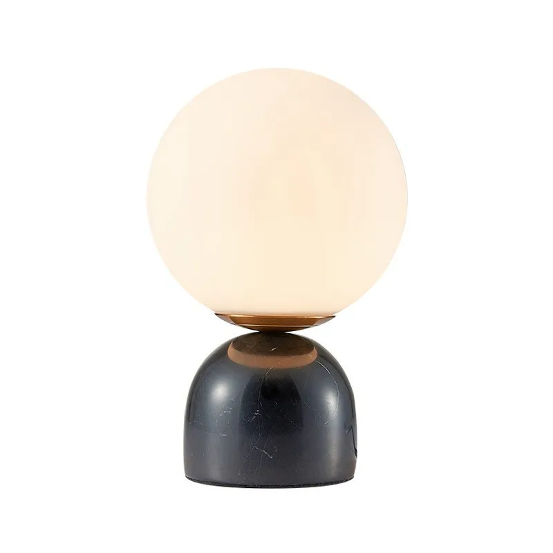 

Simple bedside lamp glass light luxury designer living room bedroom model room decorative table lamp