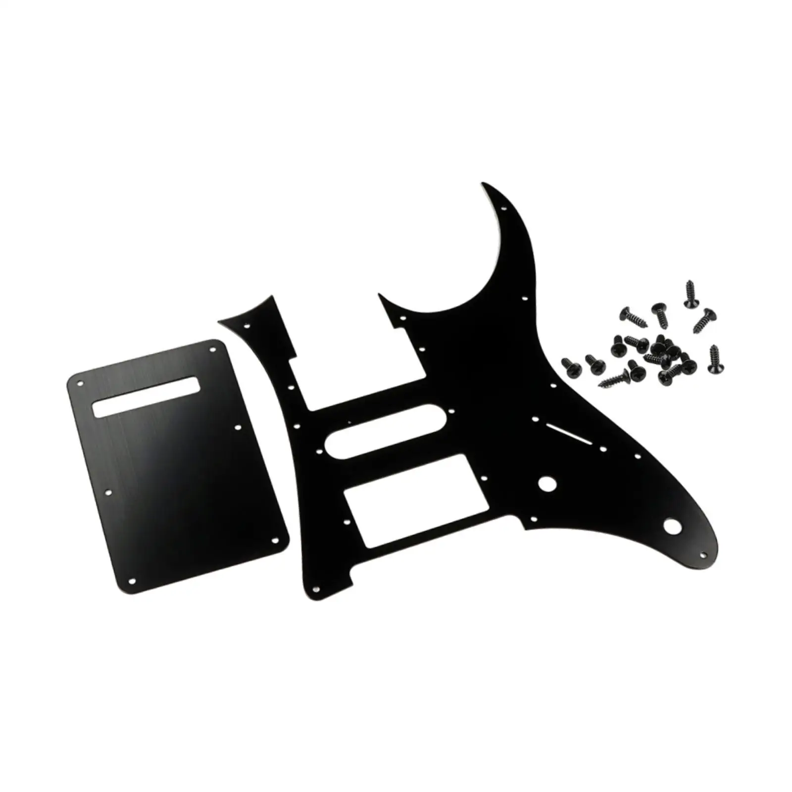 Metal Guitar Pickguard for Acoustic Guitar Scratch Plate DIY Luthier Repair Part with Screws Folk Replacement Accessory