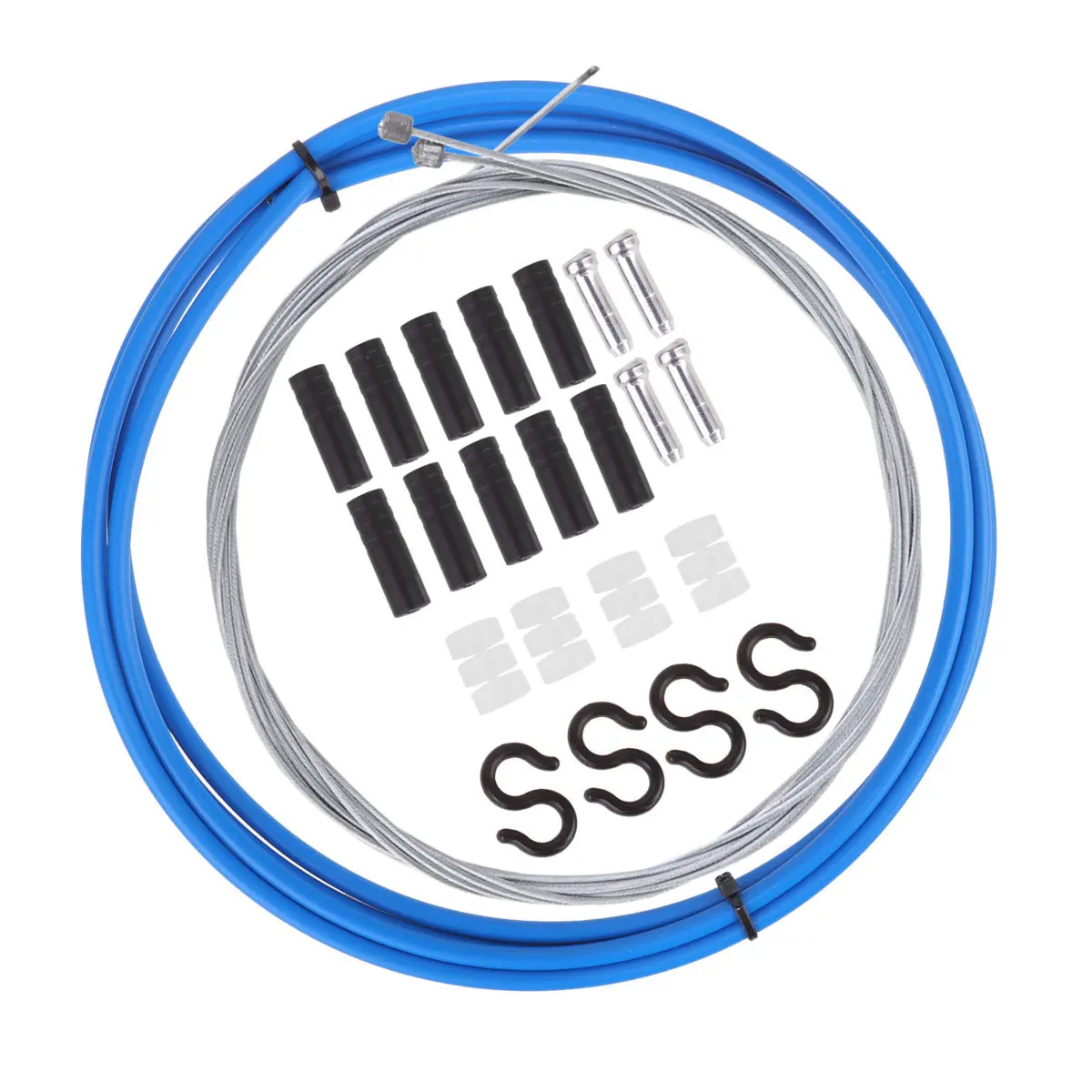 

1Set Bicycle Brake Derailleur Cable Wire Set Steel Gate High Strength Wear Resistant for Road Mountain Bike Variable Shifting