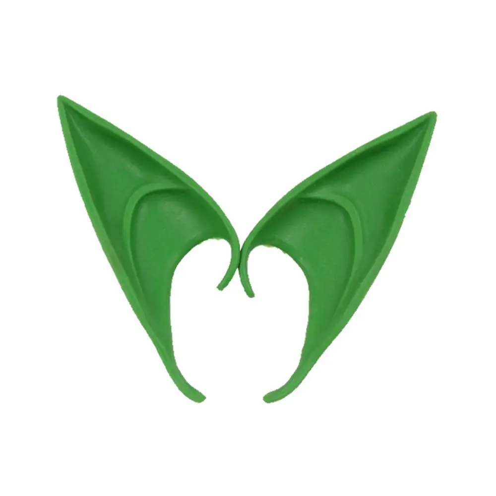 

Women Emulsion Christmas Decor Prom Party Props Halloween Decoration Cosplay Costume Accessories Latex Elf Ears Angel Ears