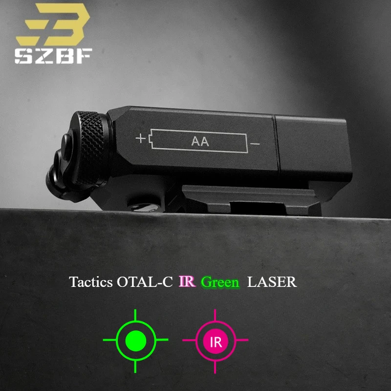 

SOTAC OTAL-C ИК-лазерная зеленая точка, указатель прицеливания, подходит для 20 мм рельса, лазеры из алюминиевого сплава, тактический уличный аксессуар для страйкбола и охоты