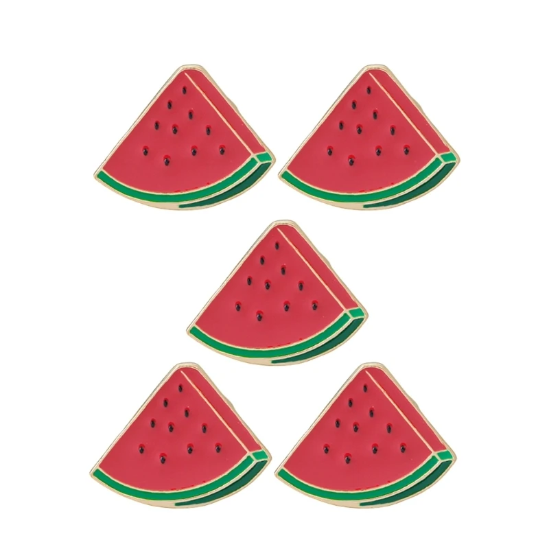 Fashion Charm Brooch Watermelon Enamel Pin Fashionable Watermelon Brooch