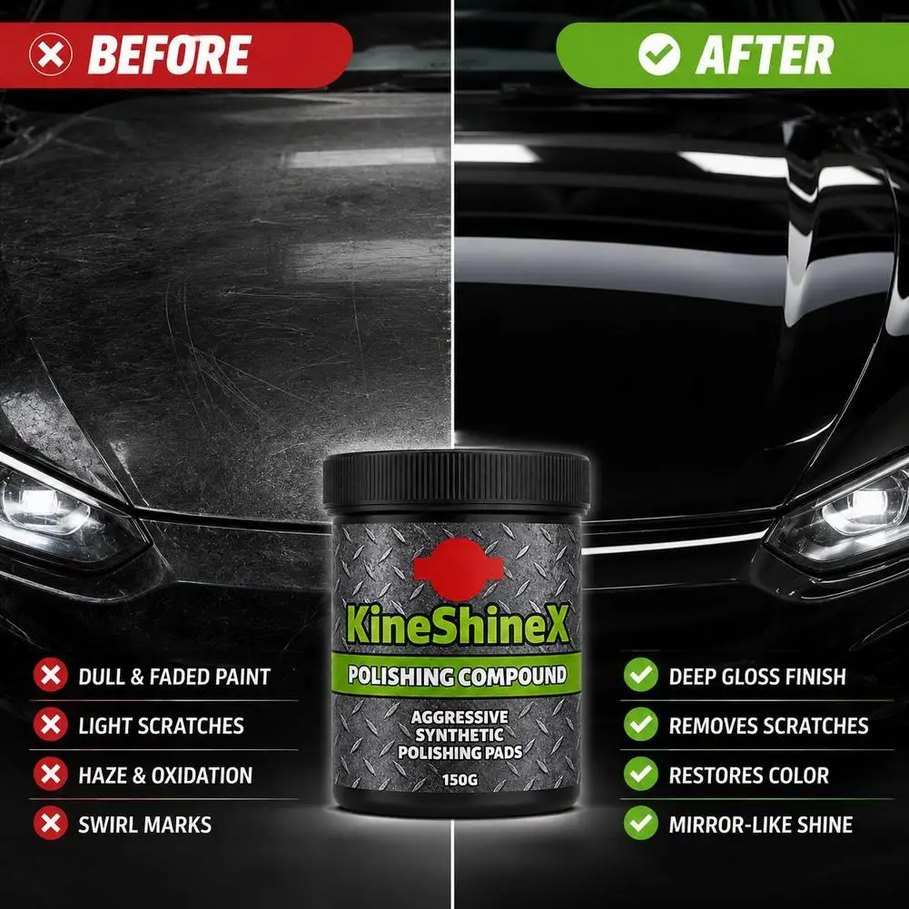 1/2Pcs Furniture Polishing Paste, Mild Cleaning & Refinishing Care, Shiny Daily Maintenance, Suitable for Multiple Materials