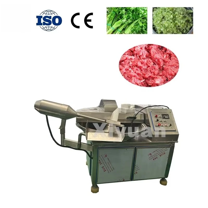 CE Industrial Chopper Sausage Chopper/meat Meat Chopping Mixing Machine High Speed Bowl Cutter FL Customized Wholesale