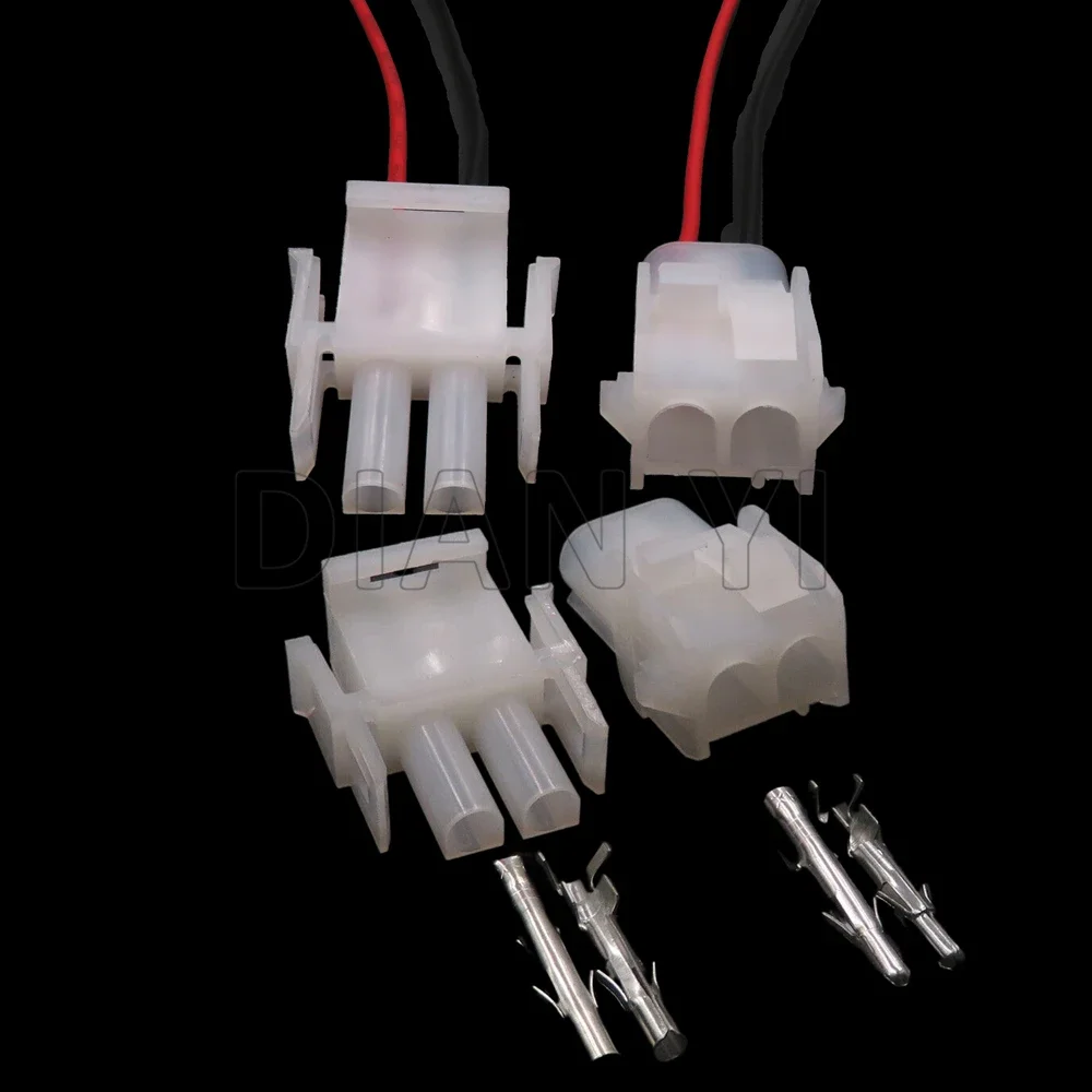 1 Set 2 Way AC Assembly Car Docking Connector With Cables 1-480699-0 1-480698-0 794815-1 350778-1 Auto Electric Wire Socket