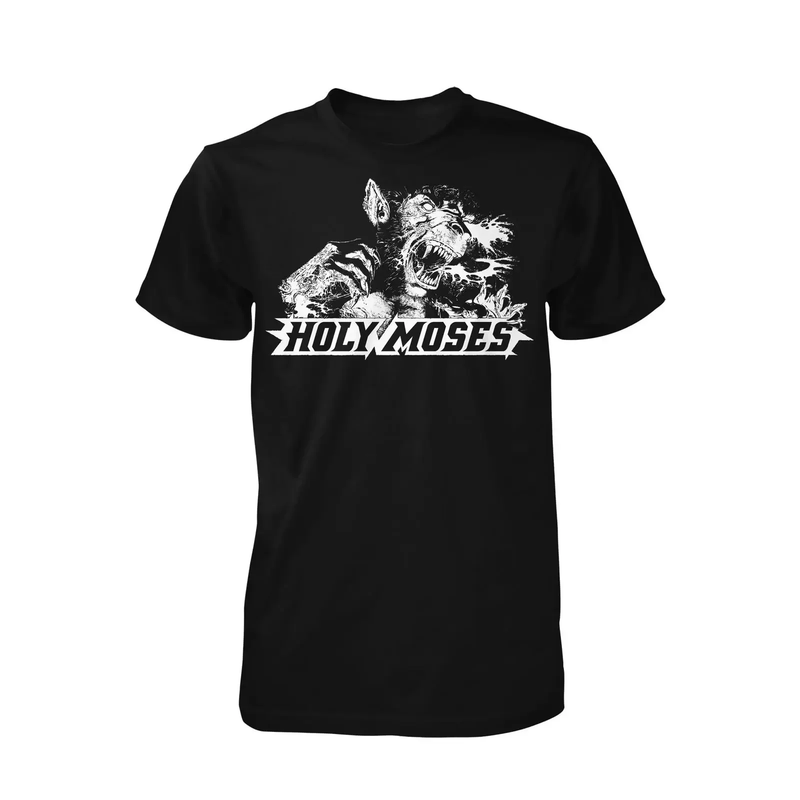 Holy Moses Finished With The Dogs Band T Shirt vintage Washed Soft designer clothes Stretched Breathable Slightly