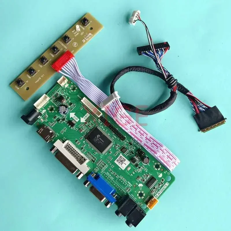 

For LP140WD1-TLM1 LP140WD1-TLD2 1600x900 Laptop Screen HDMI-Compatible 40-Pin LVDS 14" VGA DVI Driver Controller Board Kit DIY