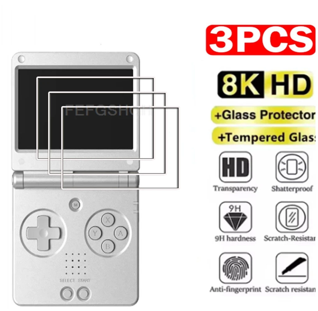 3PCS 9H HD Tempered Glass For Anbernic RG SP 3.4