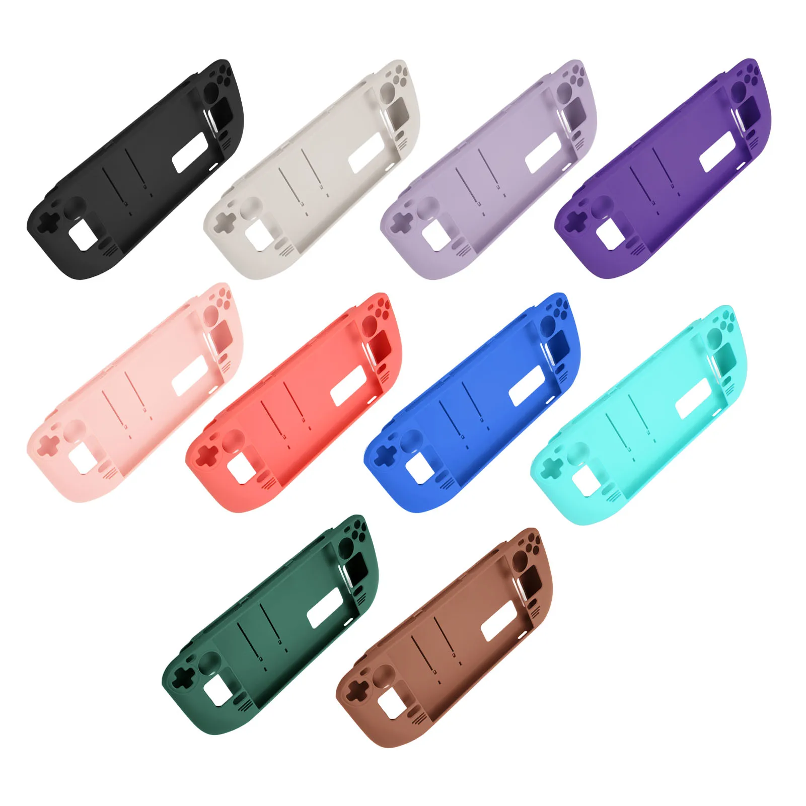 Universal Kickstand Case Hands Free Full Protection Anti Fingerprint Proof Protective Case Cover for Steam Deck Gaming Consol