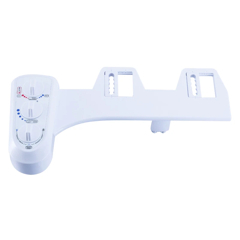 Modern Non-electric Self-cleaning Hot And Cold Bidet Toilet Attachment For Toilet Slim Dual Nozzles