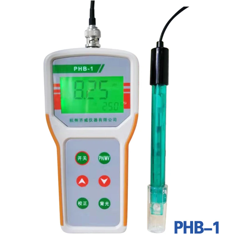 PHB-1/4 Portable PH Meter/Alkalinity Acidity Test Tester/Automatic Temperature Compensation