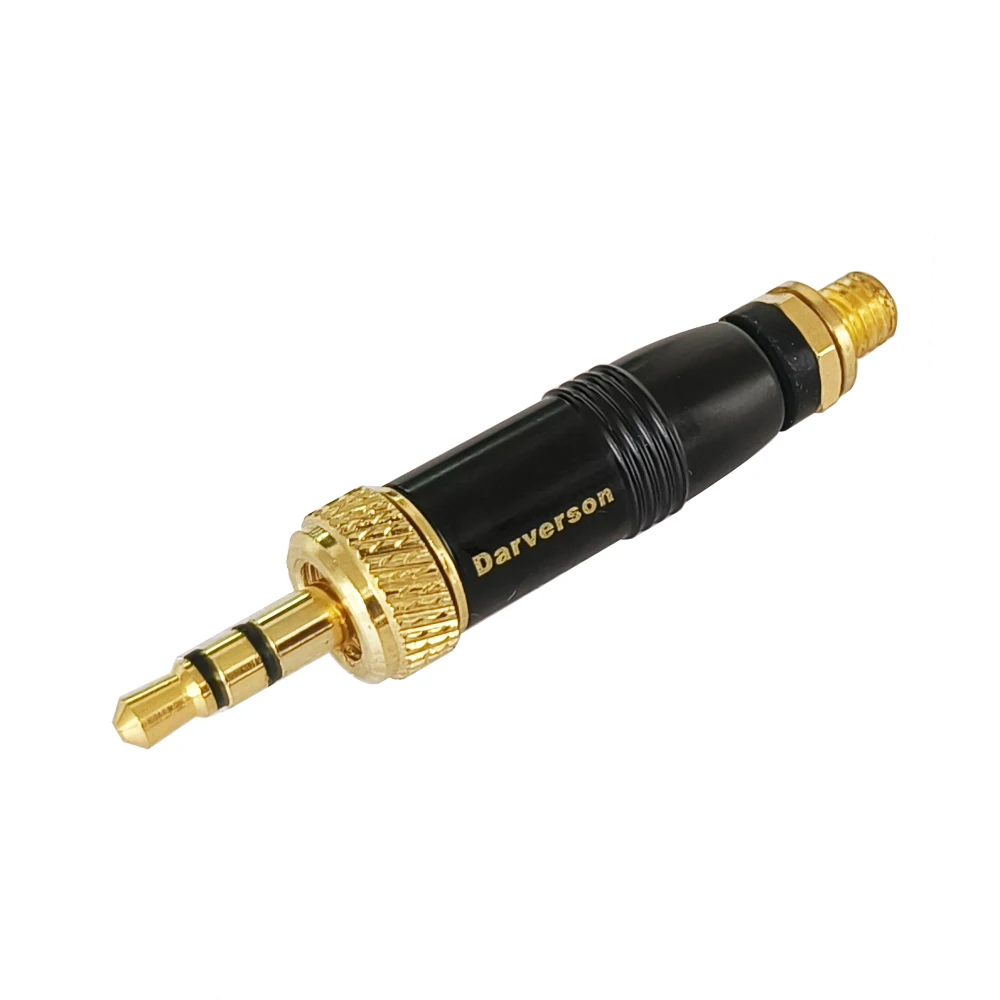 3.5mm to microdot connector adapter for dpa microphone and sennheiser transmitter wireless system