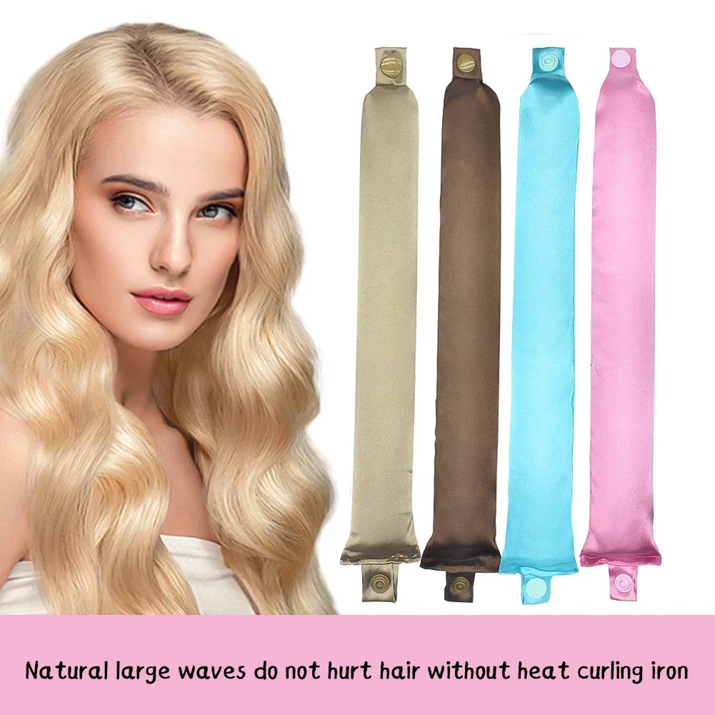 3PCS Silk Hair Accessories Heatless Curls Beauty Women Curly Products Hair Curler Sleep Hairdresser Tools Hair Foam Rollers