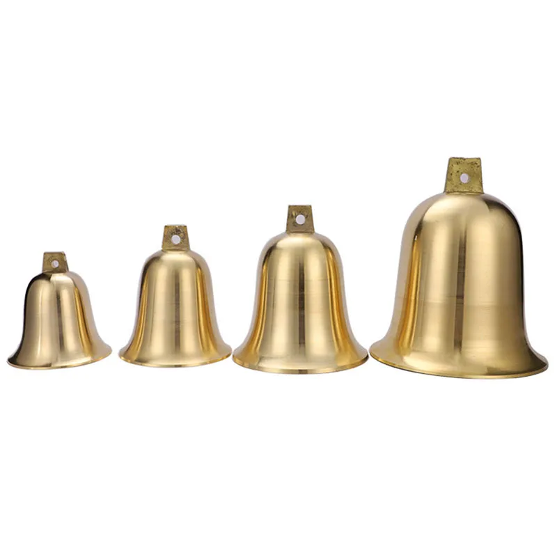 دقات رياح نحاسية لتزيين المنزل ، ديكور الفناء والحديقة ، جرس معلق خارجي