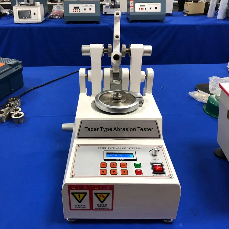 ASTM D4060 TABER Abrasion Resistance Tester 250g-1000g Load Digital Counter 6-Digit Display High Accuracy 0-70 Testing