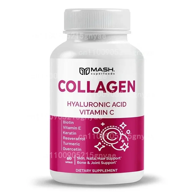 Collagen Peptide Granules - with Vitamin C, Biotin & Hyaluronic Acid Supports Joint, Hair, Skin & Nail Health (60 Count)