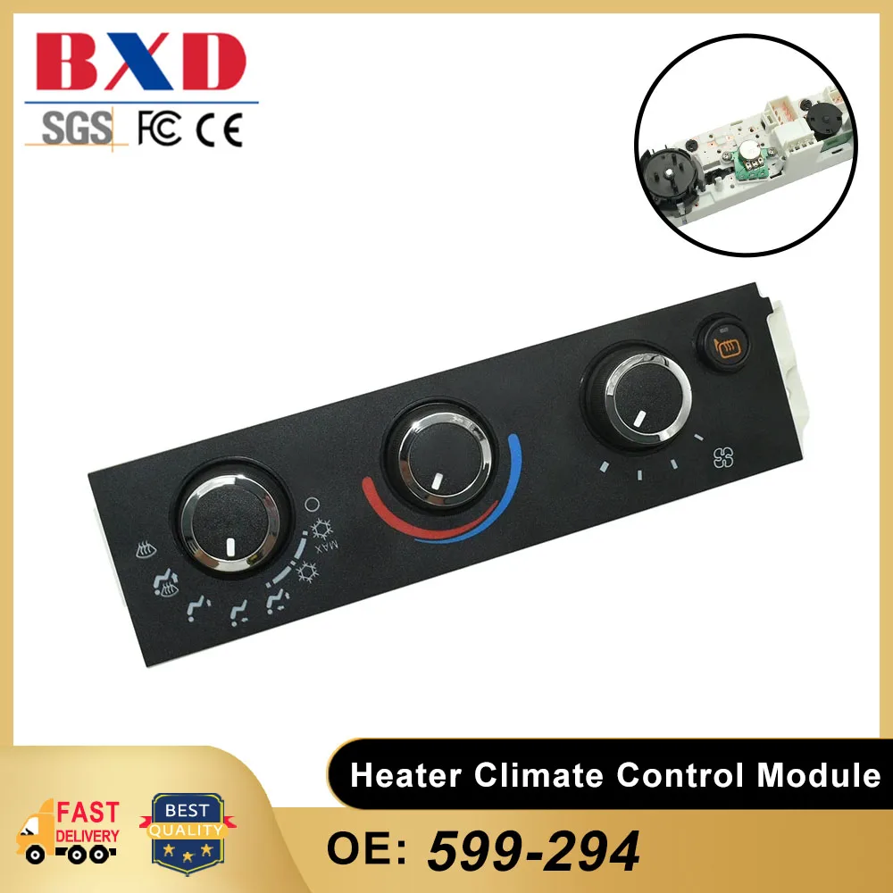 Heater Climate Control Module 599-294 For 2008-2022 Chevrolet Express GMC Savana 3500 AC 599294