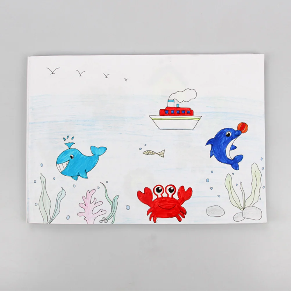 ชุดลายฉลุสำหรับเด็ก ชุดวาดภาพระบายสี ชุด DIY ระบายสี 55 แผ่น ลายผลไม้ สัตว์ ยานพาหนะ ชุดงานฝีมือไม้รักษ์โลก