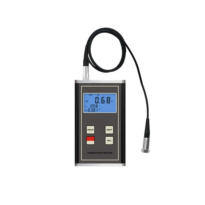 VM-6370 china Laboratory high precision portable multiparameter digital LCD display vibration meter with blue tooth function