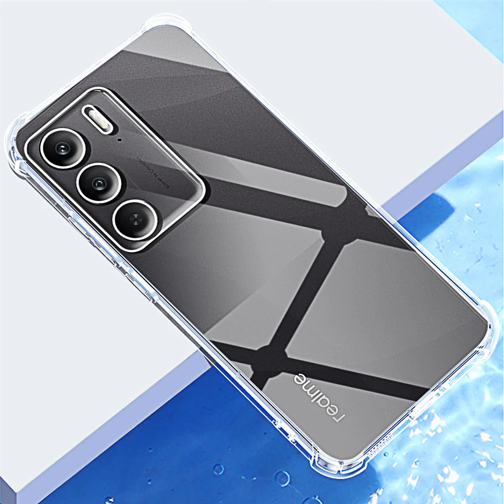 Transparent Phone Case for Oppo Realme C75 C67 C65 C60 C55 C53 C51 C35 C33 C31 C30 Shell Protective Camera Back Clera Covers