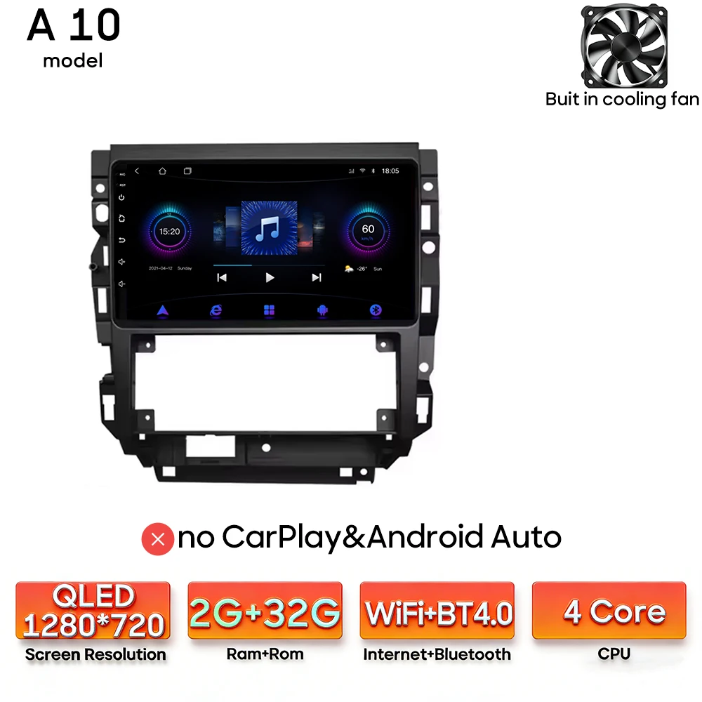 Android autoradio multimediaspeler met Carplay, auto navigatie, GPS, Wifi, 2din voor Volkswagen Golf 4 Jetta MK4 2002-2006