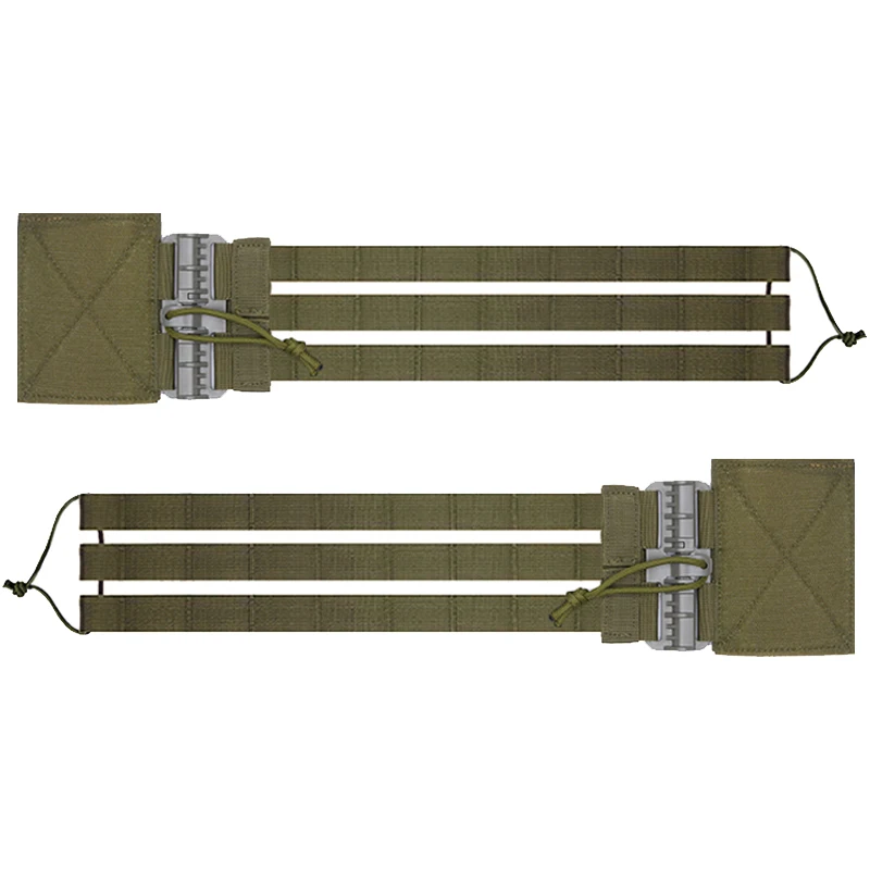 2PCS Quick Removal Buckle Set Tactical Vest Accessories Quick Release Buckle Molle Kit Universal Hunting Airsoft Vest Waist Belt