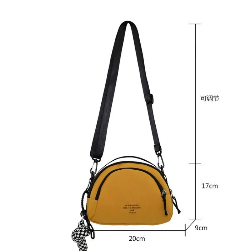 New Backpack Crossbody Bag for Women All-match Fallow One Shoulder Packet Fashion Cell Phone Oxford Cloth Bag