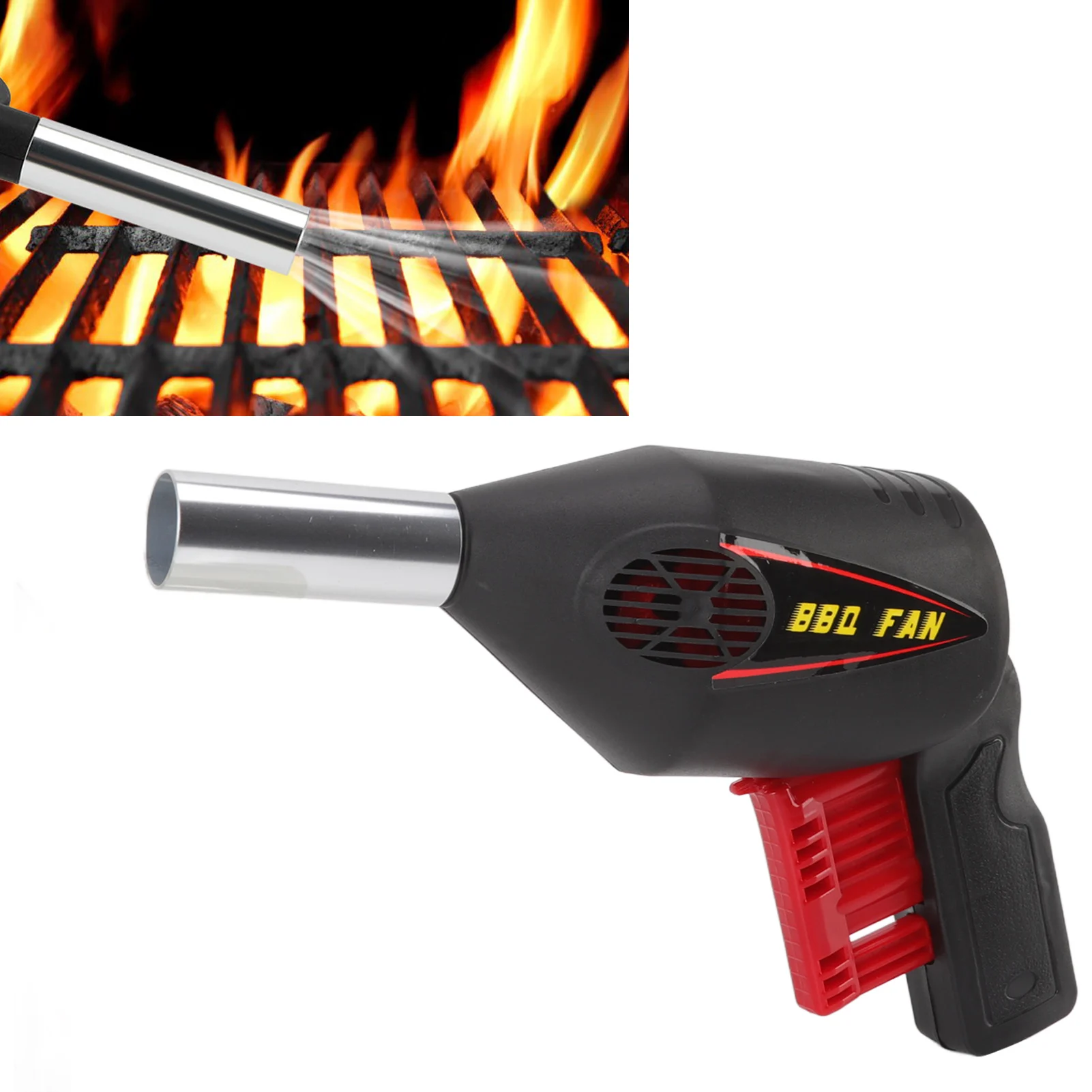 Ventilador de aire para barbacoa, ventilador portátil de mano para Picnic, herramientas de cocina para acampar, para viajes al aire libre, barbacoa, herramientas de cocina para acampar