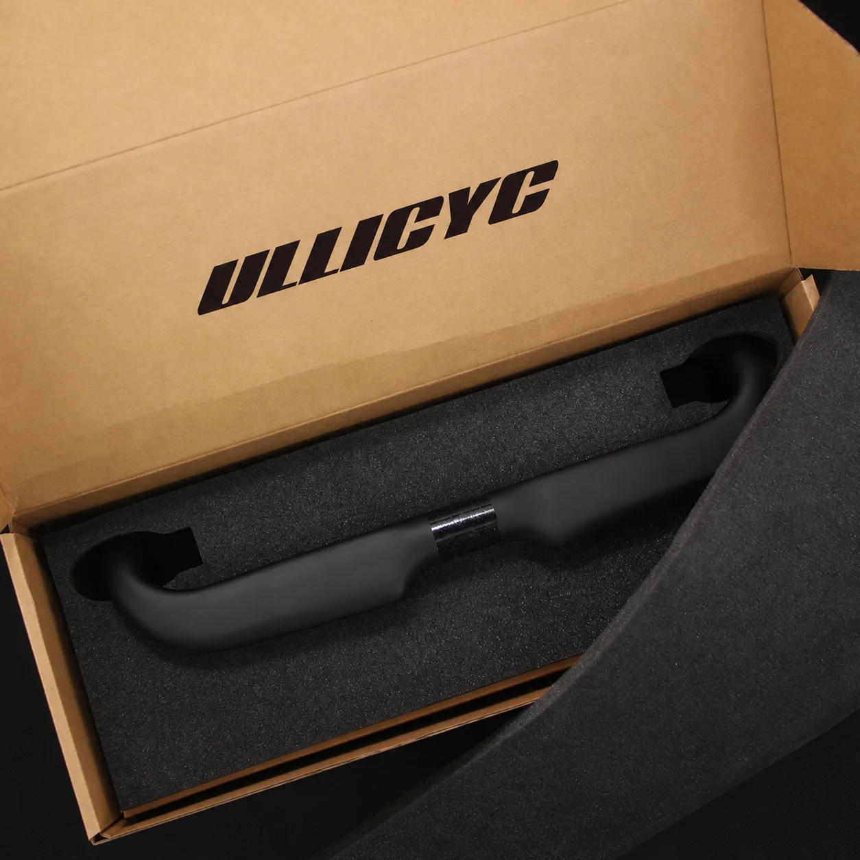 ULLICYC T1000 Road Handlebar 360mm/380mm/400mm Black Matt Fully Internal Routing /External Routing Road Bicycle Gravel HandleBar