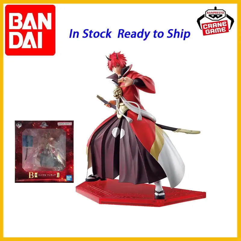 

В наличии Bandai Original Banpresto Ichiban Kuji That Time I Got Reincarnated As A Slime Rimuru Benimaru Action Figure Toys Model
