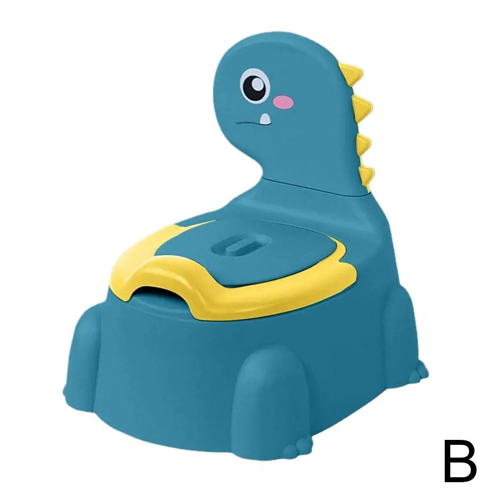 Baby training urinal, cartoon dinosaur seat, male and female specific urinal, toilet supplies