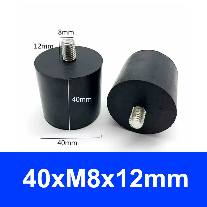 Rubber Adjustable Feet Pad With Screw M6 M8 M10 Table Chair Balck Leveling Foot Pad Furniture Leg Anti-shock Protections - Image 19