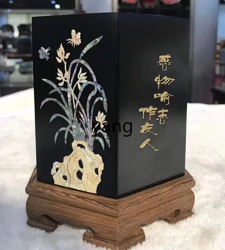 

LH new Chinese style, pen holder, storage box, office desktop.