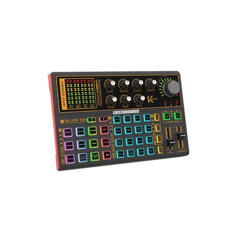 Multi-effect Manual Adjustment Live Streaming Set New Multifunctional External Sound Card A Must For Live Broadcasters