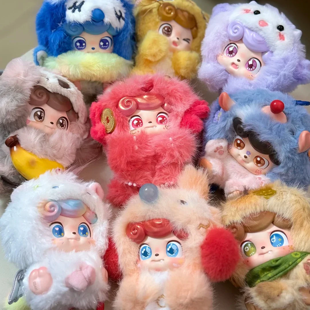 

Jotoys Q.Kid Good Fortune Series Blind Box Cute Doll Pendant Collection Desktop Ornament Fashion Trend Surprise Gift Genuine