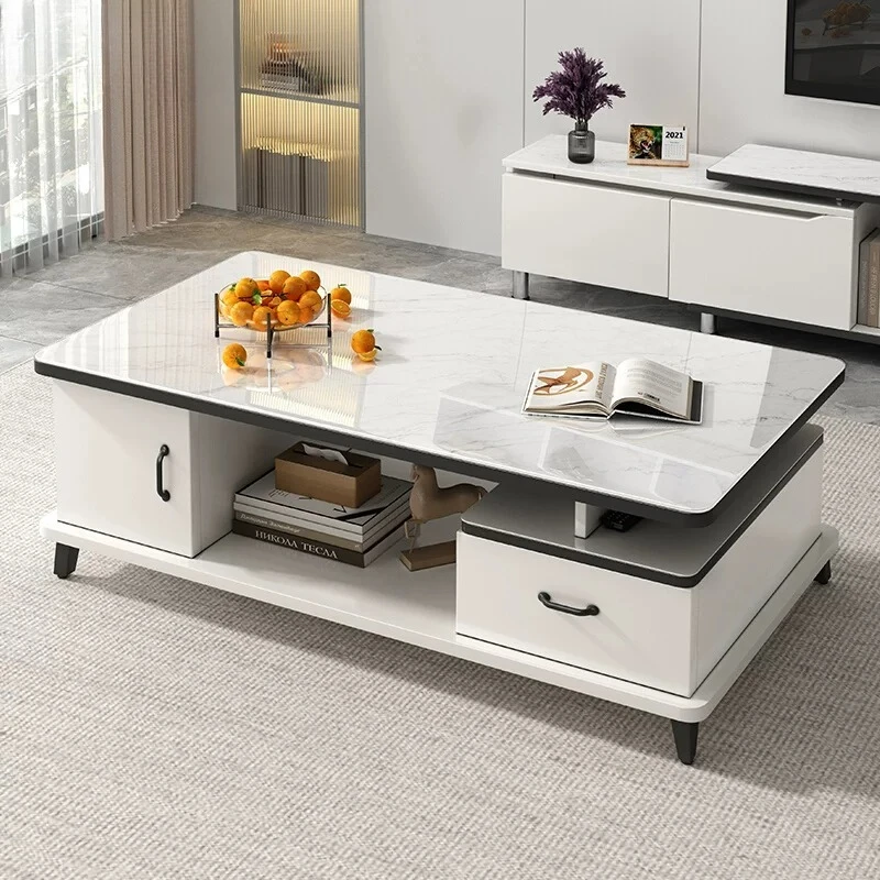 Patio Easthetic Coffee Table Multifunctional Modern Coffee Table Minimalist Commercial Mobili Per La Casa Nesting Furniture