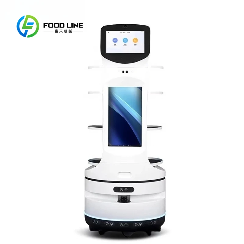Intelligent commercial delivery robot restaurant waiter