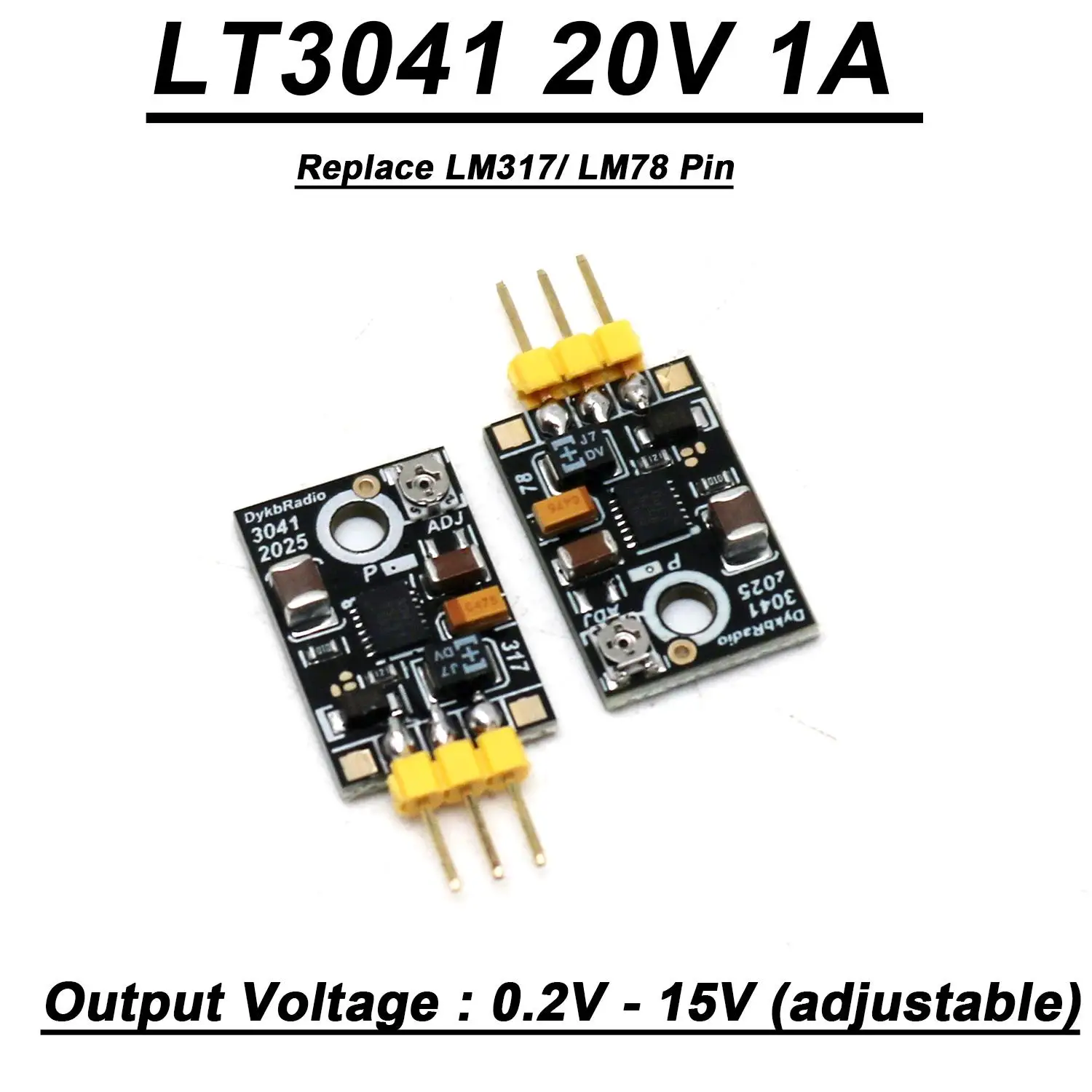 LT3041 Ultra-Low Noise Linear Regulator Single Power Supply Super LT3045 For RF Amplifier &Audio DAC Decoder Purification Filter
