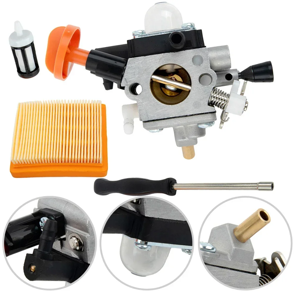 Carburetor Kit For FS89 FS91 FS111 FS131 HT102 HT103 4180-120-0615 Brushcutter Home Garden Power Tool Replcement Accessories