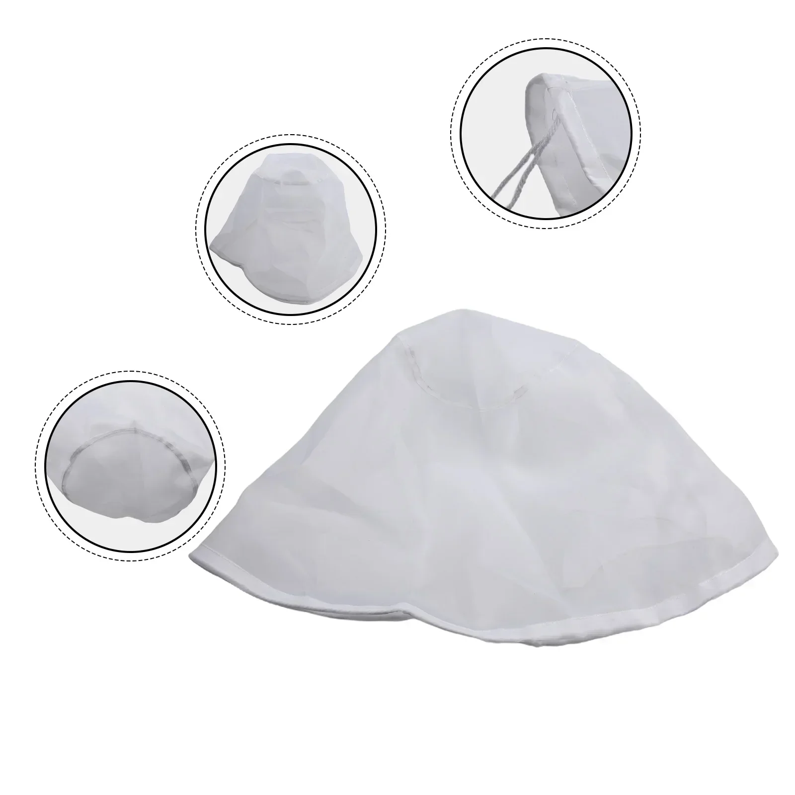 120 Mesh Bag Soy Milk Gauze Bag Strainer Mesh Reliable White Black Compatible Optimal Soy Milk Juice Straining